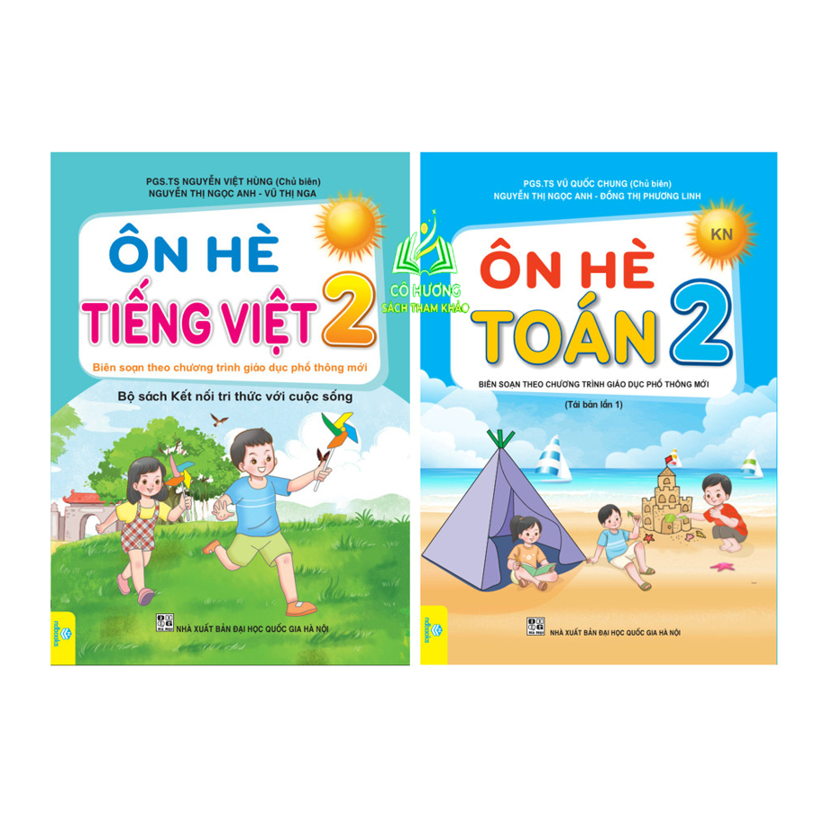 Sách - Combo Ôn Hè Toán + Tiếng Việt 2 Kết Nối