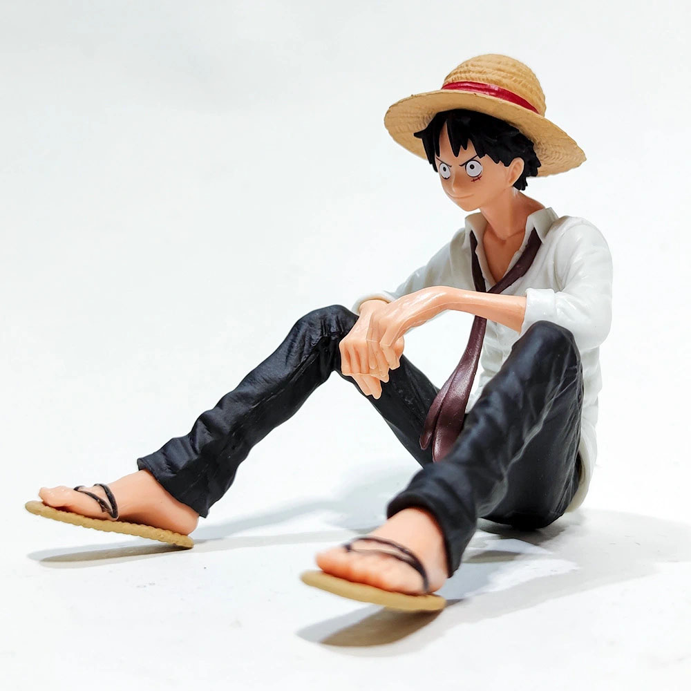 Mô hình đồ chơi - Luffy ngồi - Cao 10cm