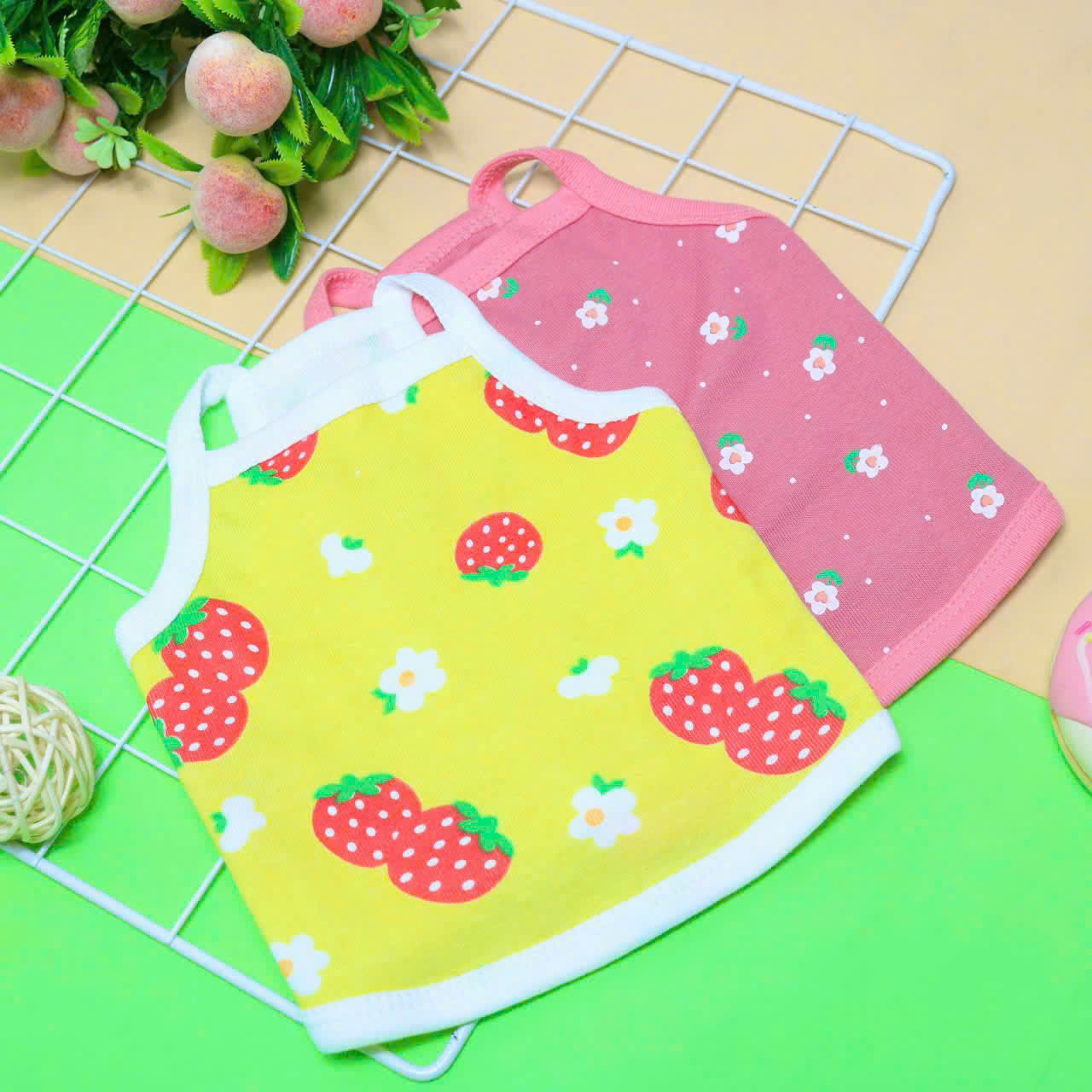 ÁO HAI DÂY DỄ THƯƠNG TỪ 0.5-12KG DÀNH CHO THÚ CƯNG CHÓ MÈO