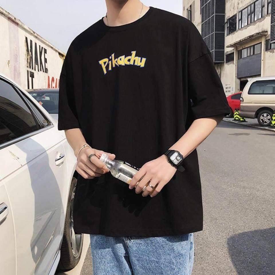Áo thun Stee PIKACHU Trùm Unisex