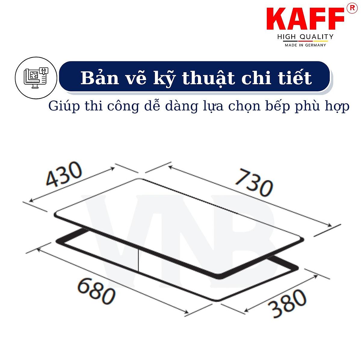 Bếp âm từ đôi nhập khẩu Germany KAFF KF-IH870Z - Hàng Chính Hãng