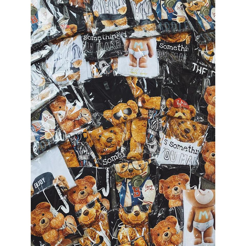 Áo thun Teddy Bear mẫu Hot nhất 2020 - Mã B06 - Áo thun tay ngắn cao cấp vải thun cotton 4 chiều