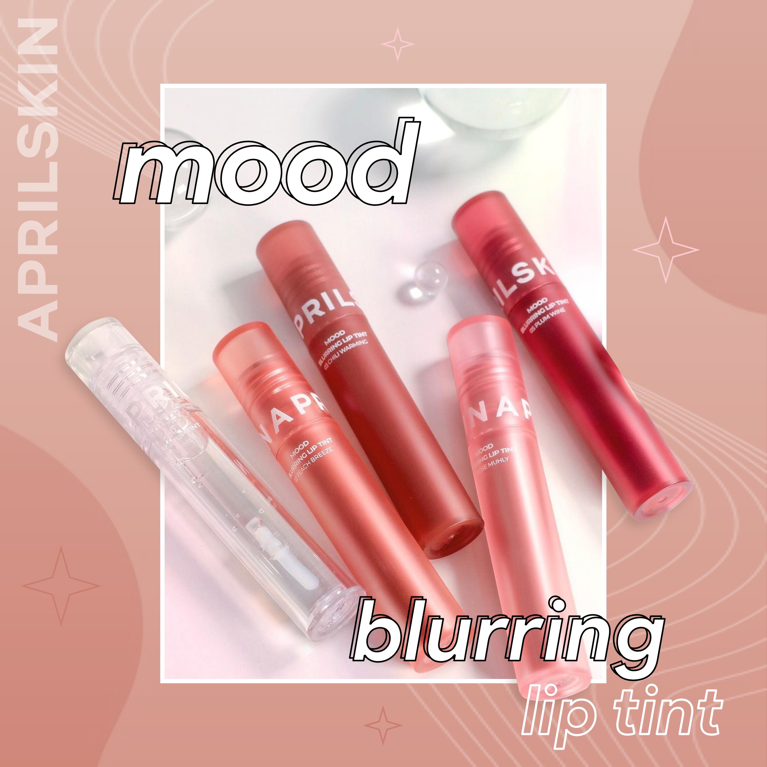 Son kem lì Aprilskin Mood Blurring Lip Tint 4g