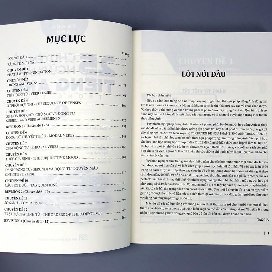 Sách 25 Chuyên Đề Ngữ Pháp Tiếng Anh Trọng Tâm – (Tập 1)