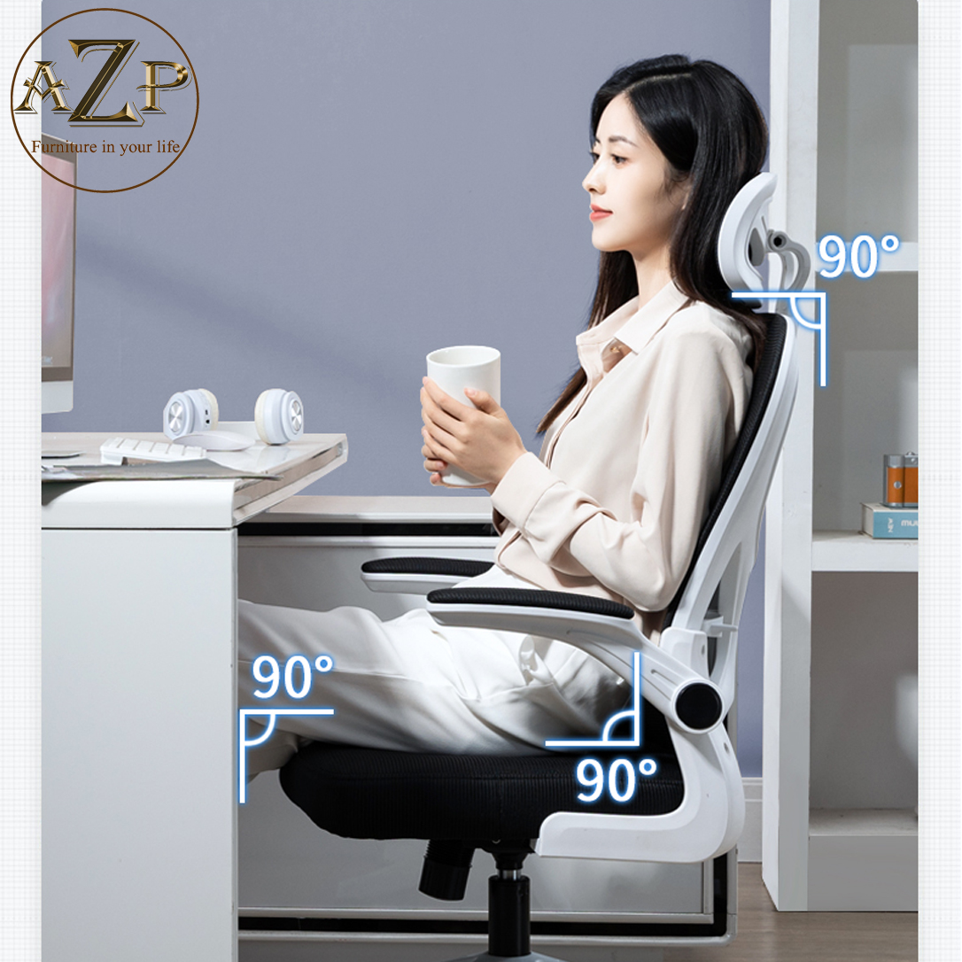 Ghế Giám Đốc, Ghế Văn Phòng, Ghế Công Thái Học 98332-TX hàng Nhập Khẩu với thiết kế Ergonomic hỗ trợ lưng, bán chạy nhất thị trường 2022