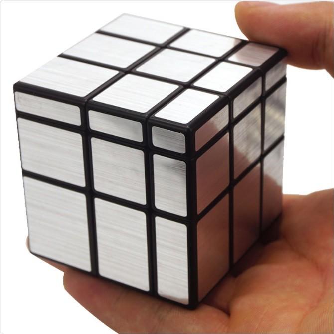 Đồ chơi Rubik 3x3x3 Mirror - Tráng Gương Bạc Cao Cấp