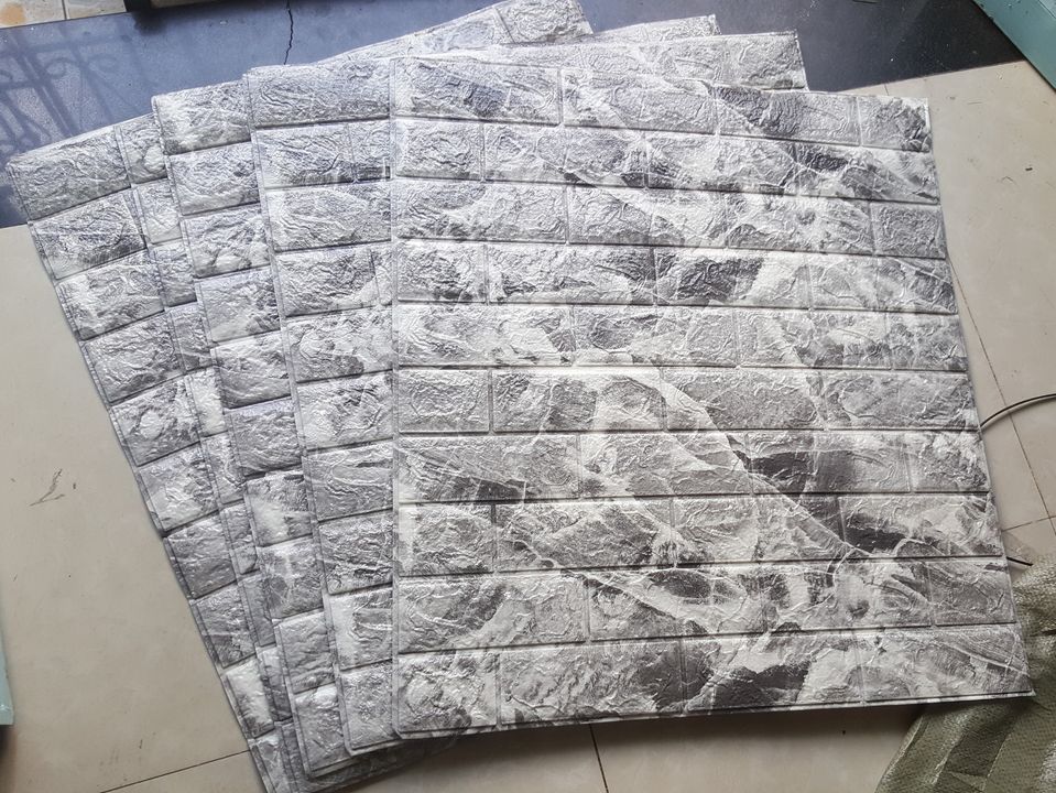 Bộ 10 Tấm Xốp Dán Tường Giả Đá 3D, Xốp Đá Hoa Cương Đẹp Sang Trọng