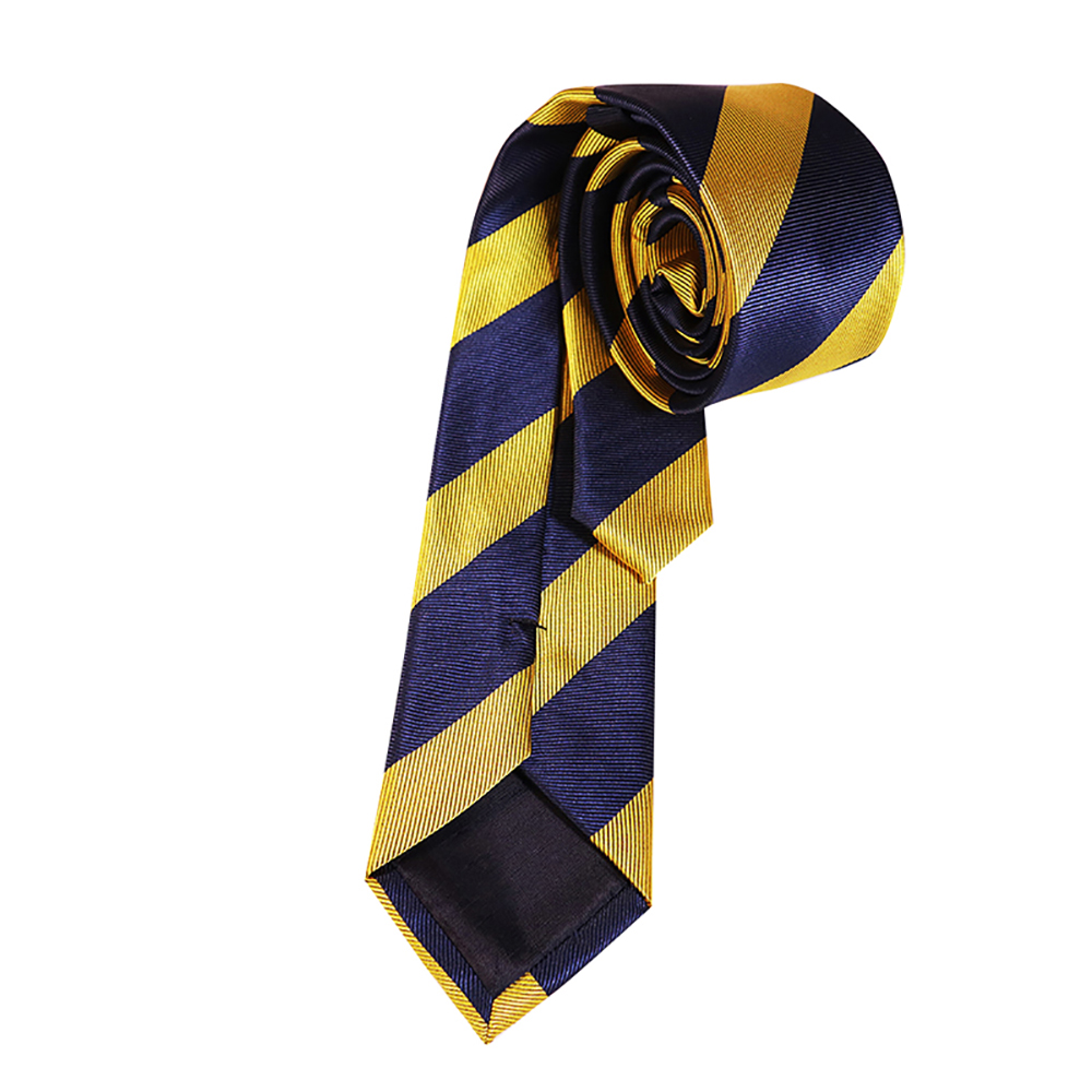 Cà vạt nam, cà vạt bản nhỏ, cà vạt 6cm-Cà vạt lẻ bản nhỏ 6cm màu vàng sọc