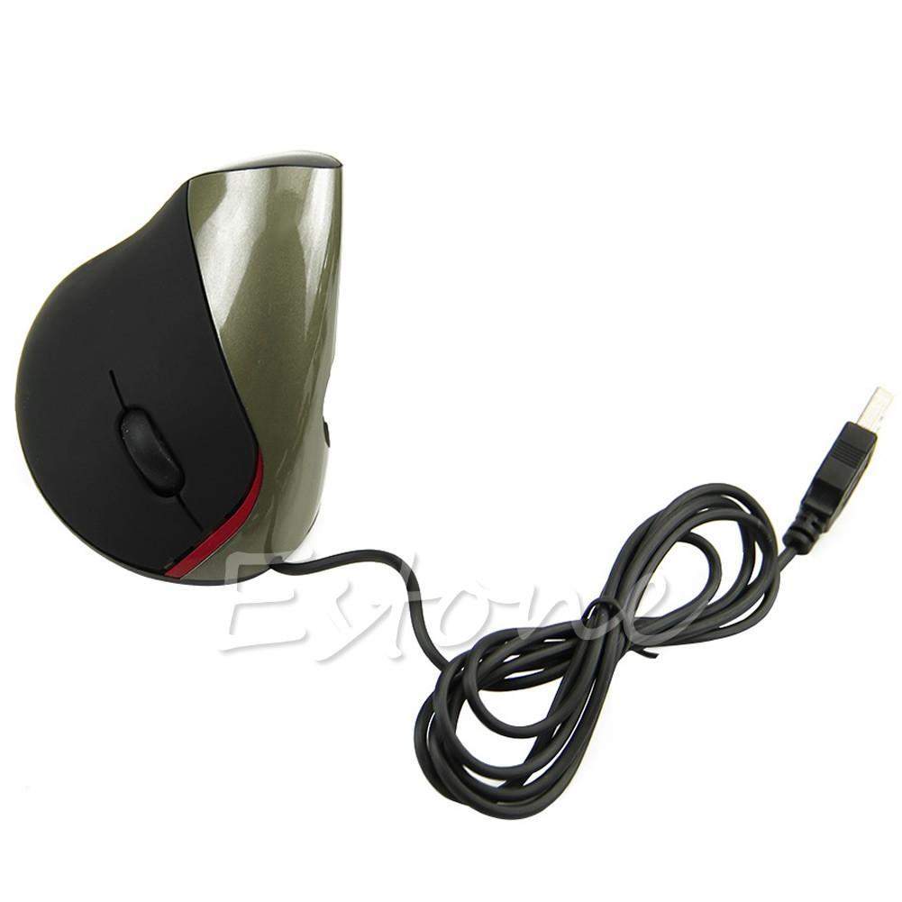 Chuột quang dạng đứng thiết kế ergonomic kết nối USB