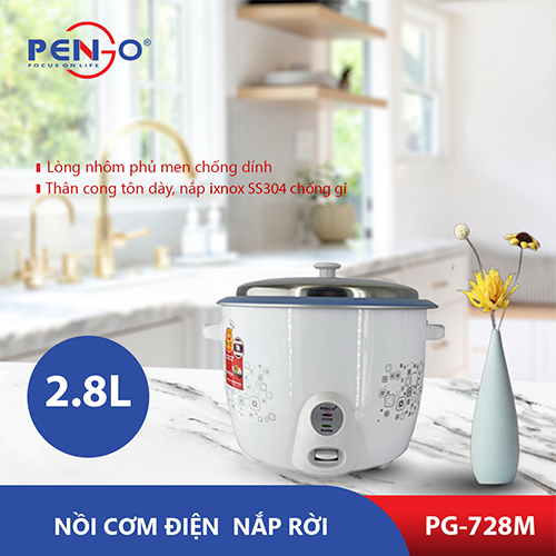 Nồi cơm nắp rời PG - 728 - Hàng chính hãng