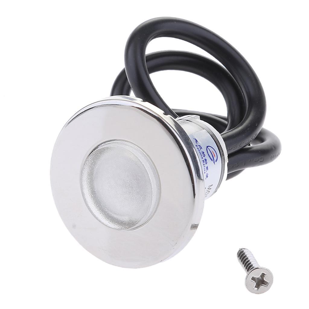 Amber LED 12V Marine Boat Courtesy Light RV Yacht Deck Outdoor