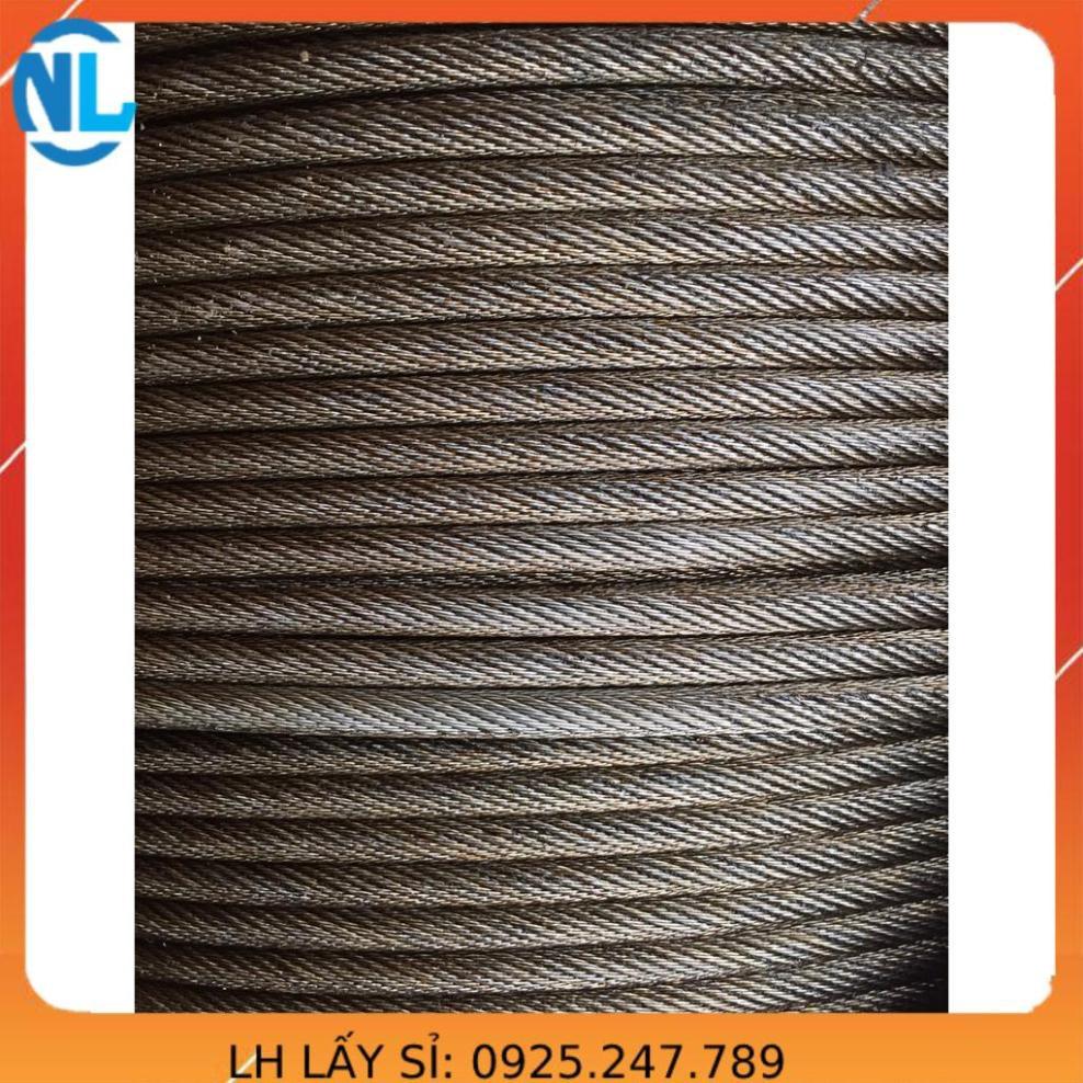 Cáp chống xoắn phi 8 dài 30m. cáp cẩu trục. cáp tự hành.