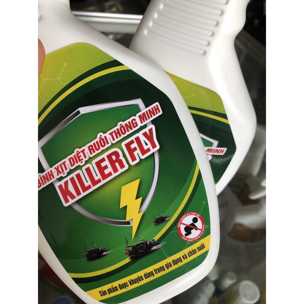 Chai xịt ruồi Killer Fly 500ml hiệu quả an toàn cho mọi người