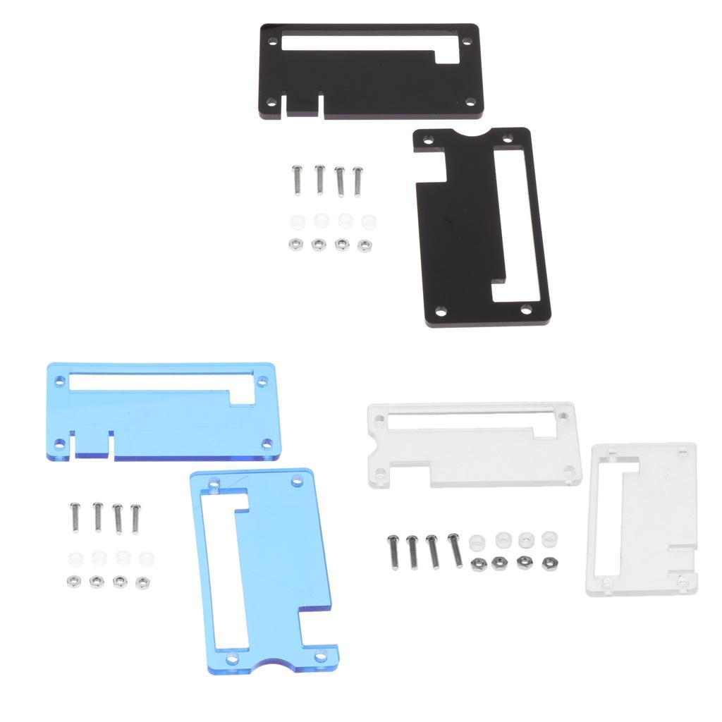 Acrylic Case Protective Enclosure Cover for Raspberry Pi Black