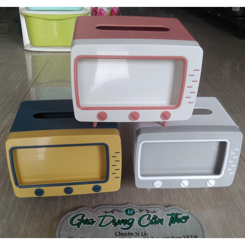 Hộp đựng giấy ăn hình tivi