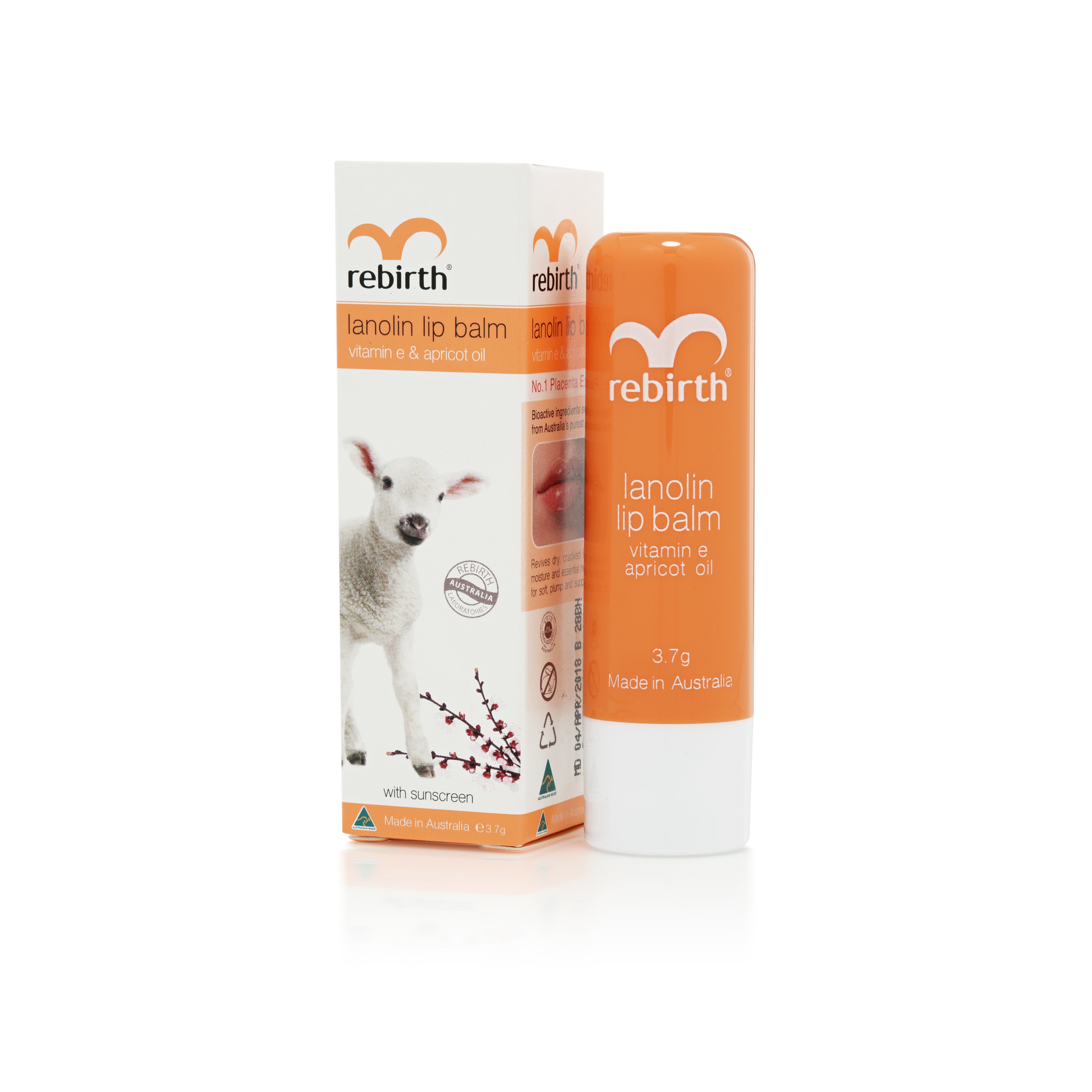 Combo Son Dưỡng Ẩm Nhau Thai Cừu Rebirth + Kem Dưỡng Ẩm ngừa nám, ngừa Lão Hóa Nhau Thai Cừu Rebirth