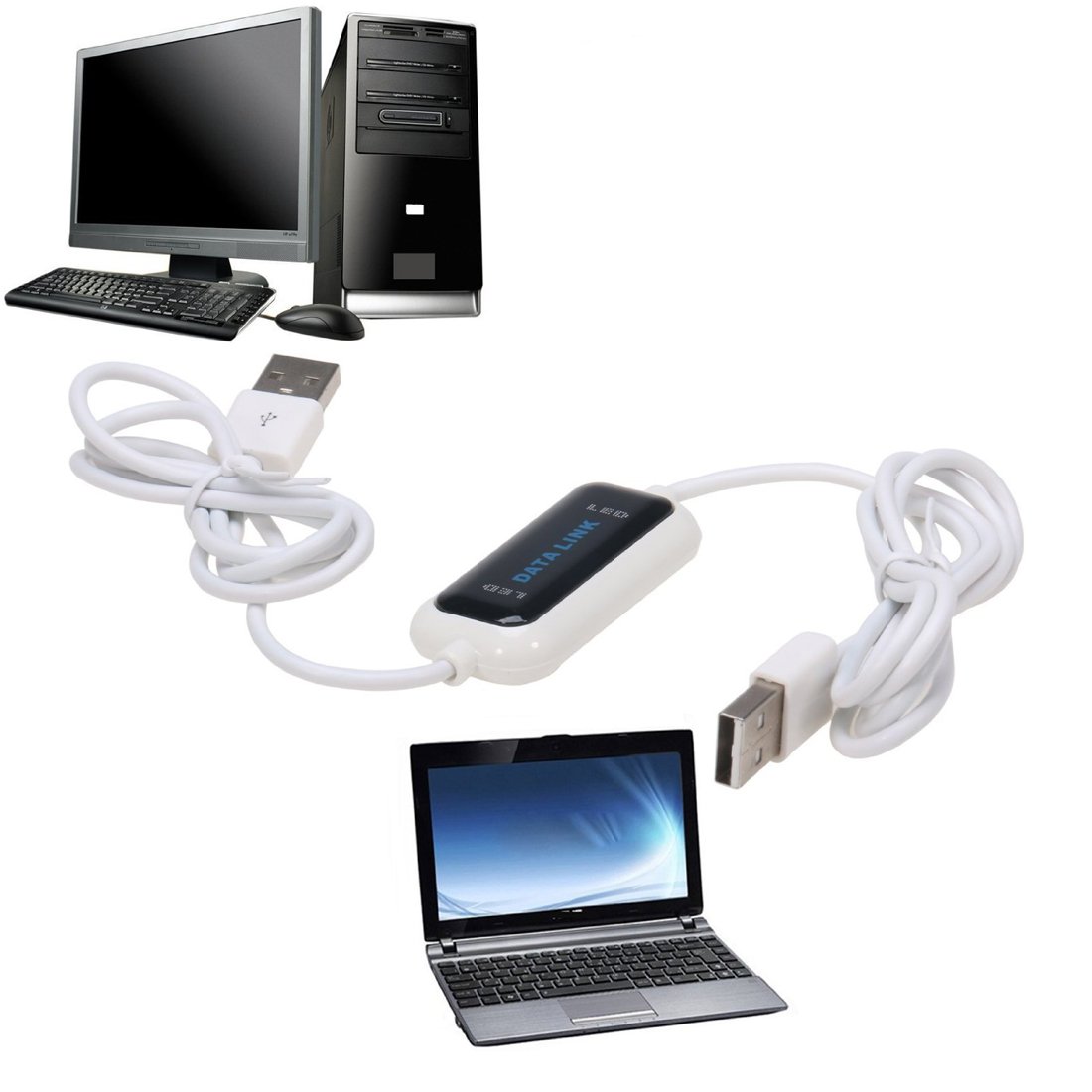 Cáp USB Chuyển Đổi Dữ Liệu Kết Nối Máy Tính Với Máy Tính Data Link Cao Cấp AZONE