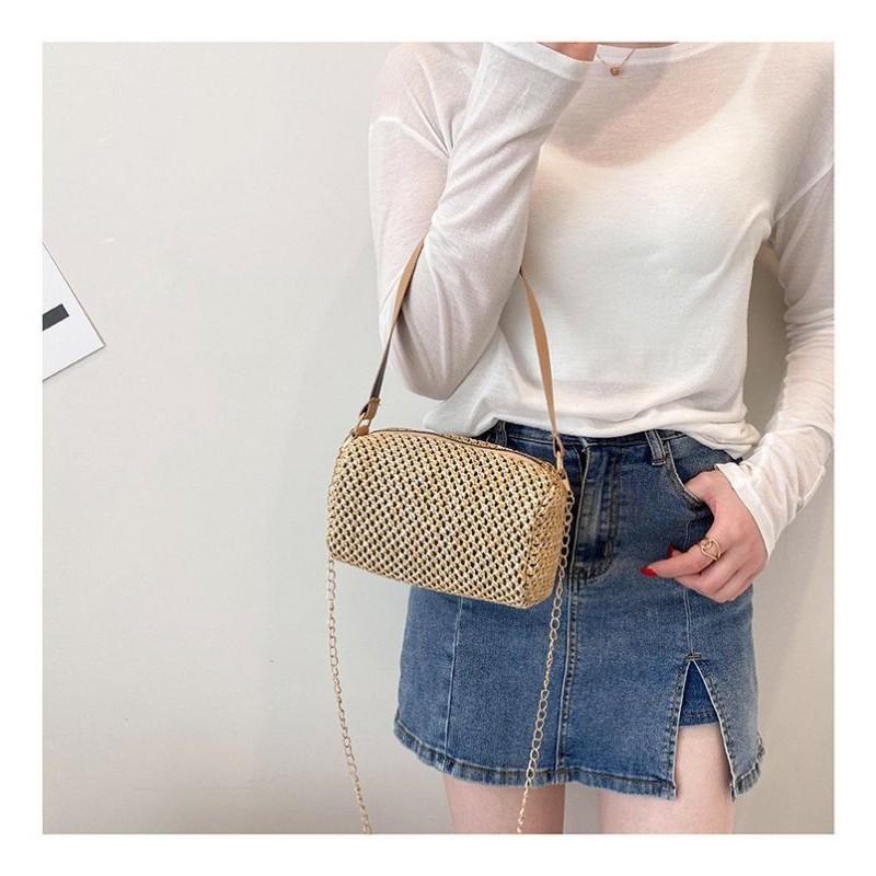 NEW.Túi Nữ Đeo Vai Mặt Lưới Độc Lạ Siêu Xinh