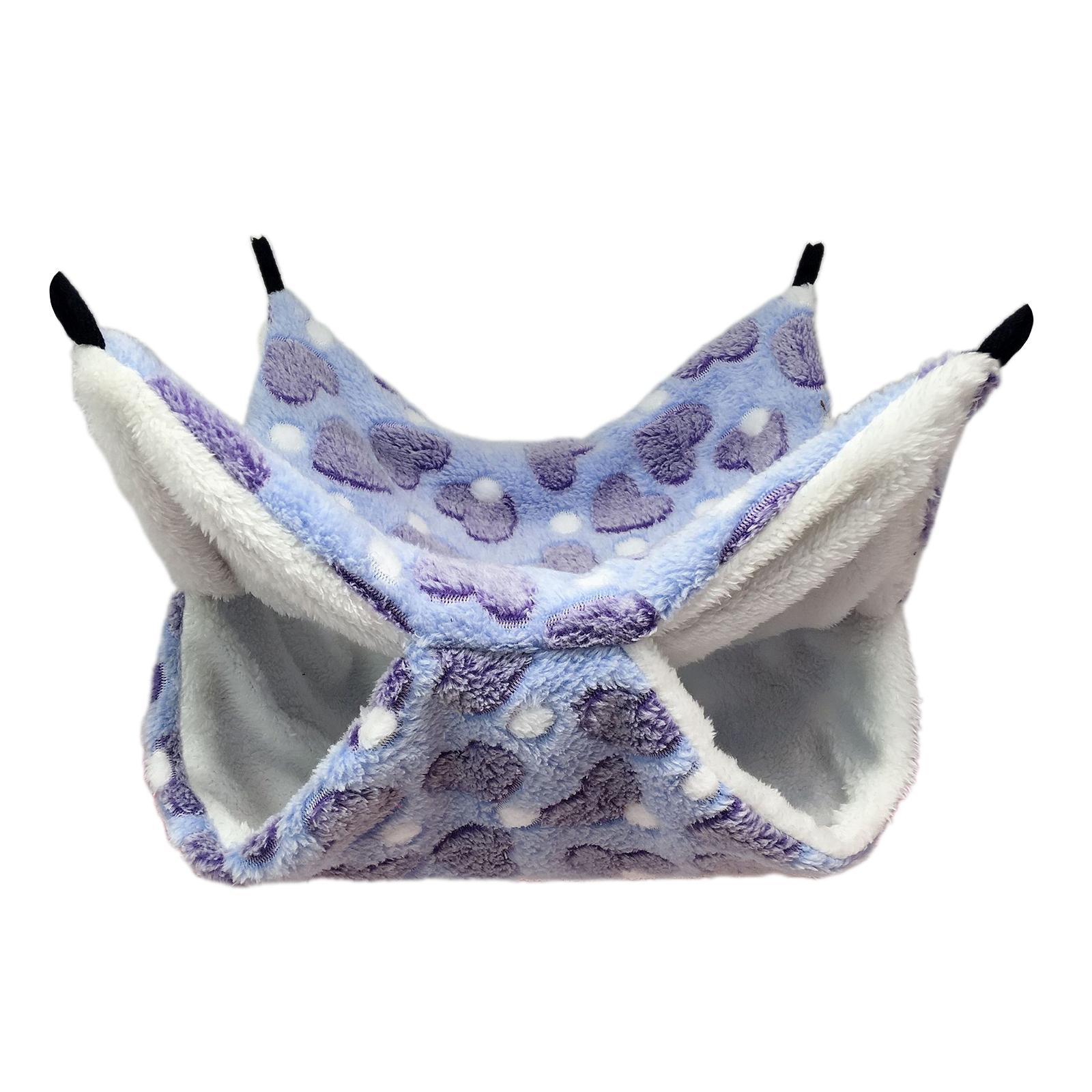 Hamster Hammock Bed Bedding Sleeping Warm Playing for Small Pet Parrot