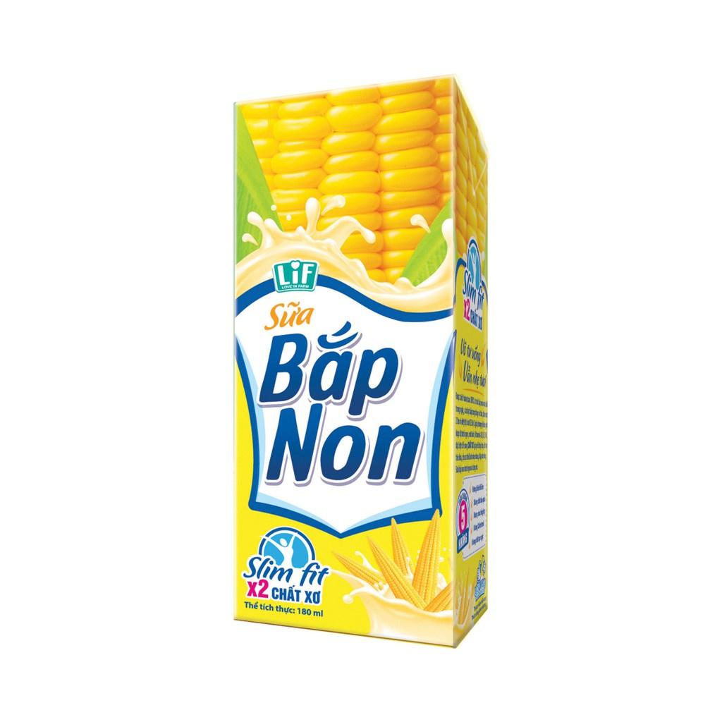 Lof sữa bắp non thùng 24 hộp x 180ml