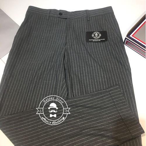 Vest 6 Khuy Ghi Kẻ Sọc