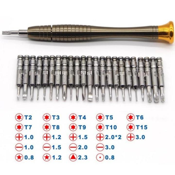 Bộ tua vít sửa điện thoại đa năng 25 trong 1 - Tua Vít Sửa Chữa Mở Điện Thoại Vi Tính cao cấp