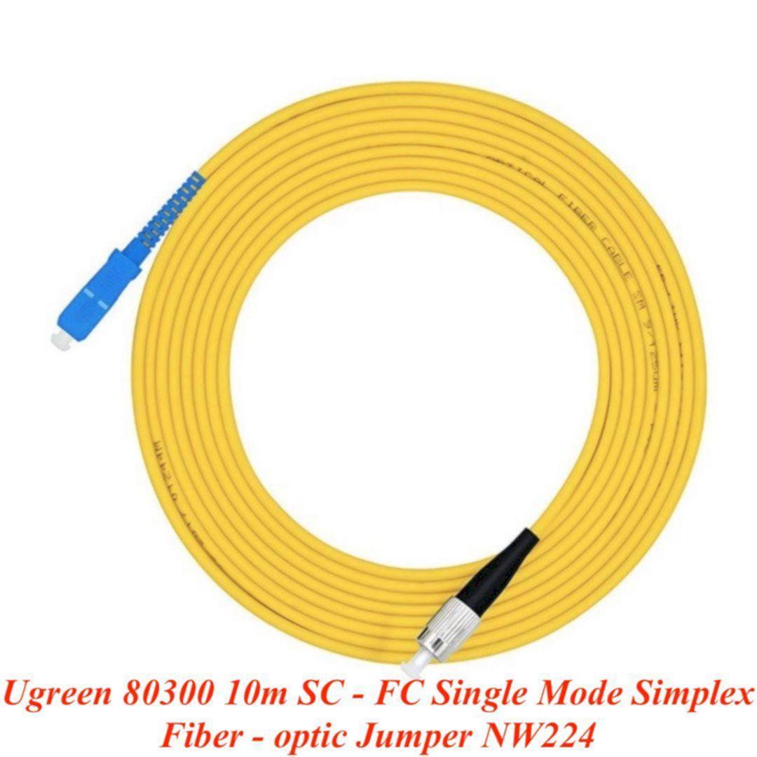 Ugreen UG80300NW224TK 10M SC-FC Màu vàng Cáp nhảy quang Single mode Simplex Fiber - HÀNG CHÍNH HÃNG