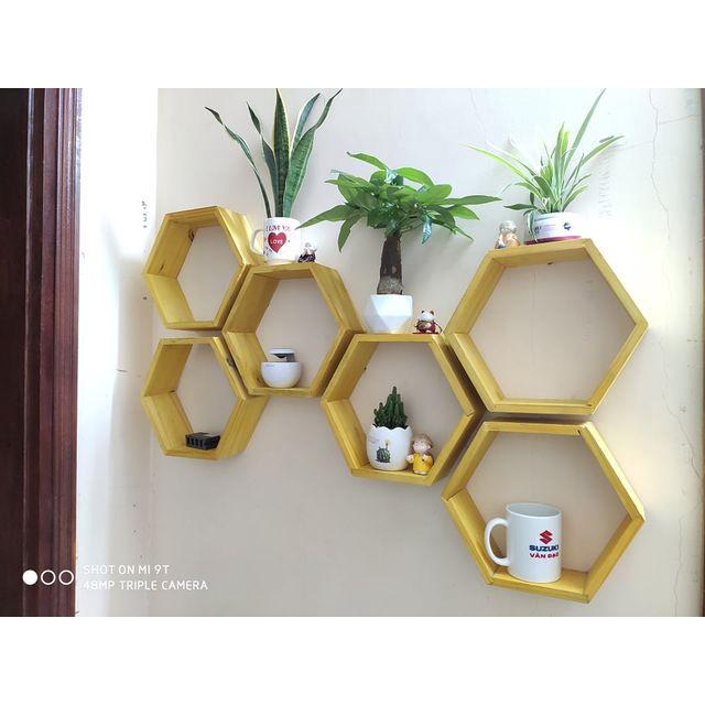 Tổng Kệ treo tường decor móc khóa HPKTT 12| Kệ decor treo khóa