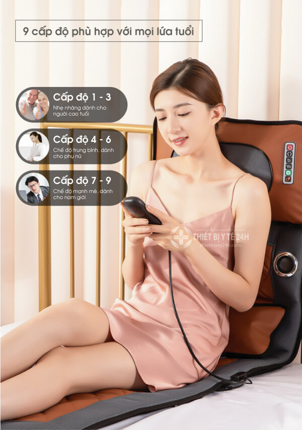 Nệm Massage ,Đệm massage Toàn Thân.Giúp Giảm Căng Thẳng Mệt Mỏi Trên Khắp Cơ Thể