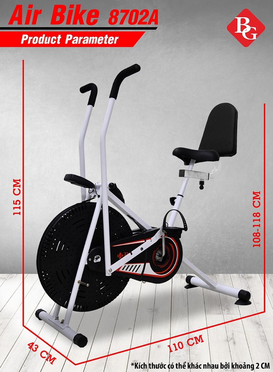 Xe đạp tập thể dục trong nhà BG 8702 Plus (hàng nhập khẩu)