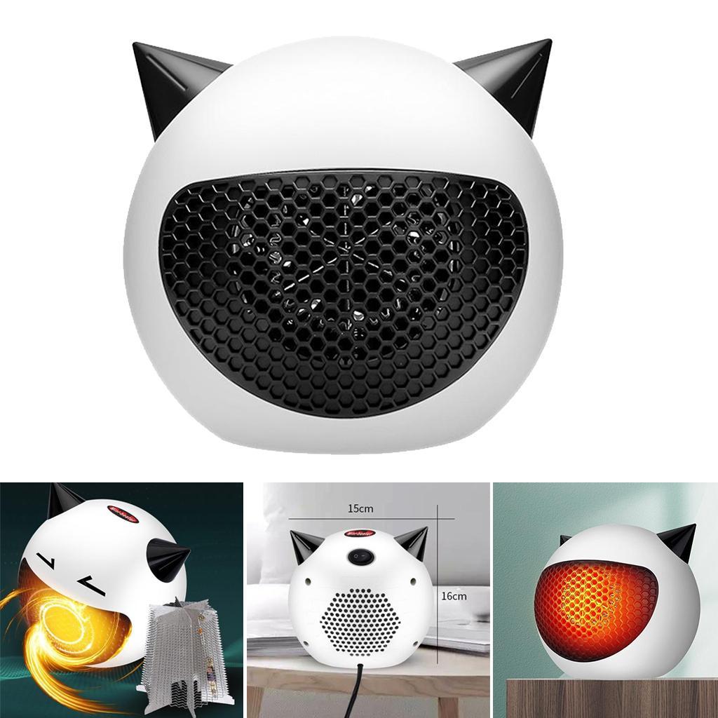 Electric Portable Heater Warm Heating Space Warmer Desk Home Office