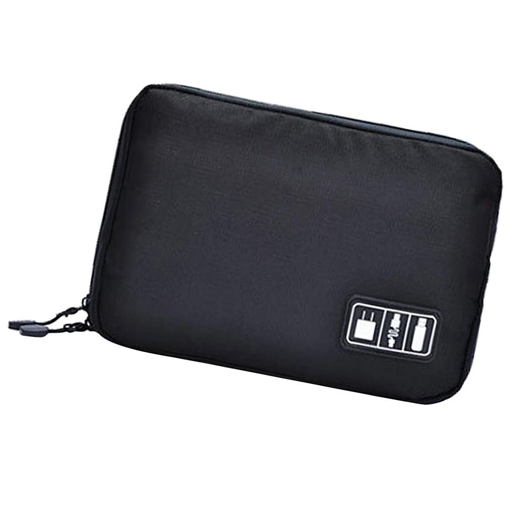 Portable Case Pouch Storage Bag For Earphone Data Cable Charger USB