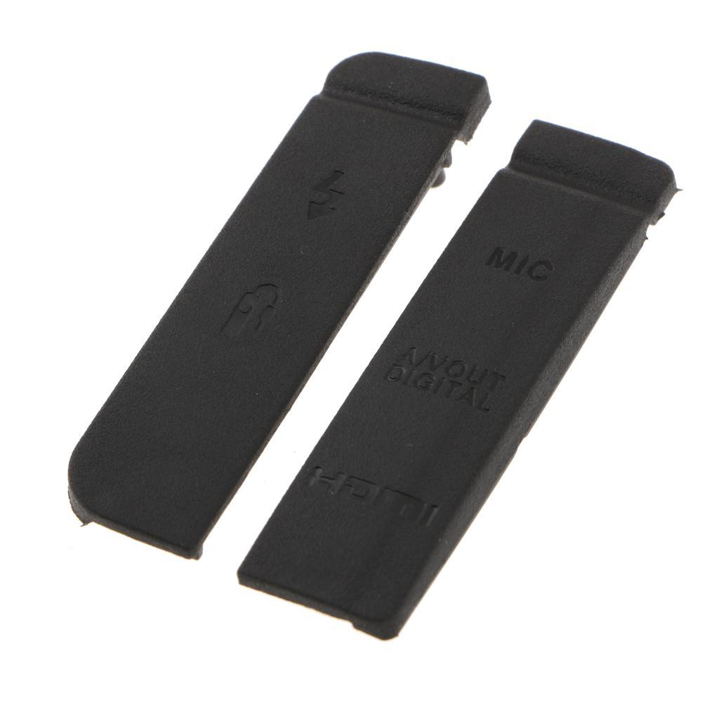 USB AV Bottom Interface Cover for Canon 7D Rubber Lid Camera Part