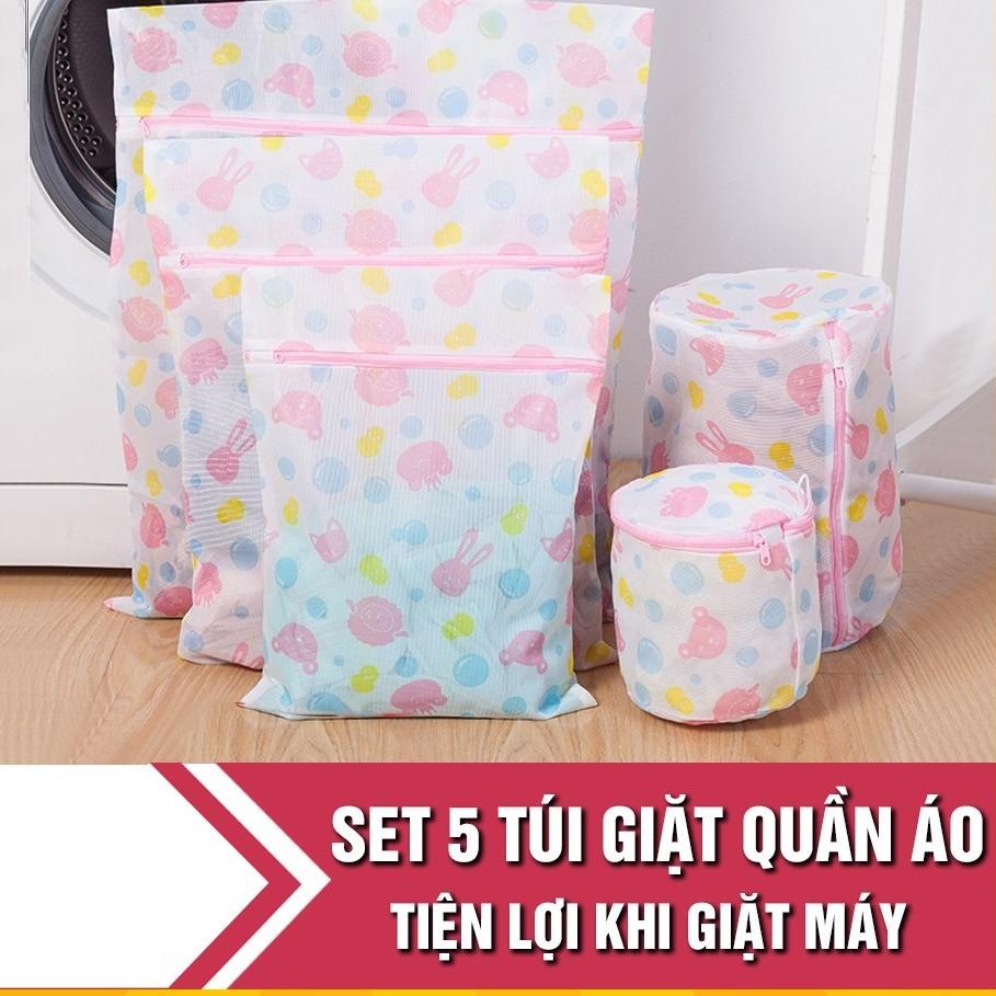 SET 5 TÚI GIẶT QUẦN ÁO ĐỦ SIZE