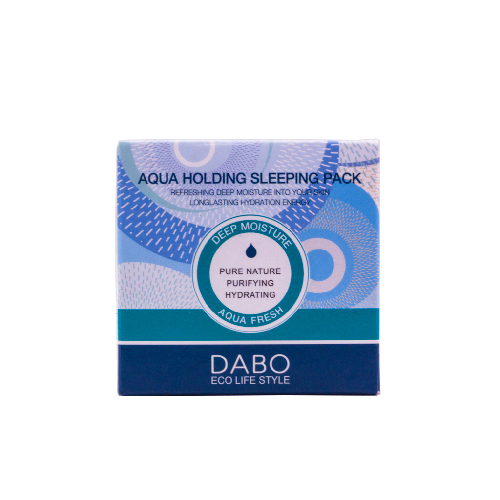 Mặt nạ ngủ cao cấp bổ sung dưỡng chất cha da Dabo Aqua Holding Sleeping Pack (80ml) – Hàng chính hãng.