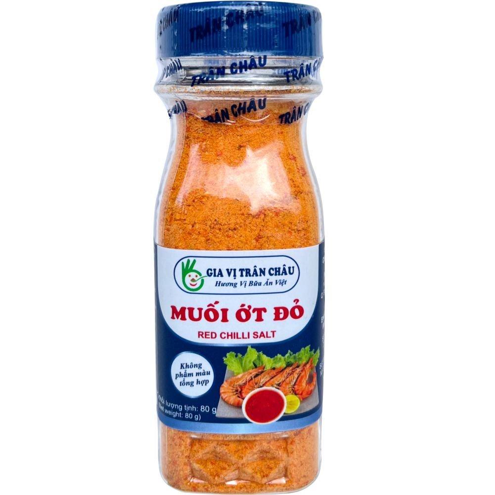 Muối ớt đỏ Trân Châu hũ 80g