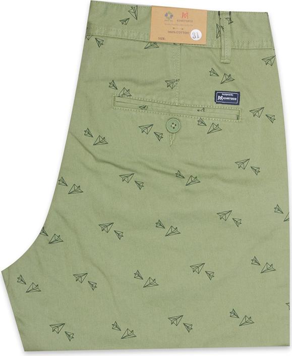 Quần short kaki nam Khatoco Q3M378R0-VNIN001-2011-019