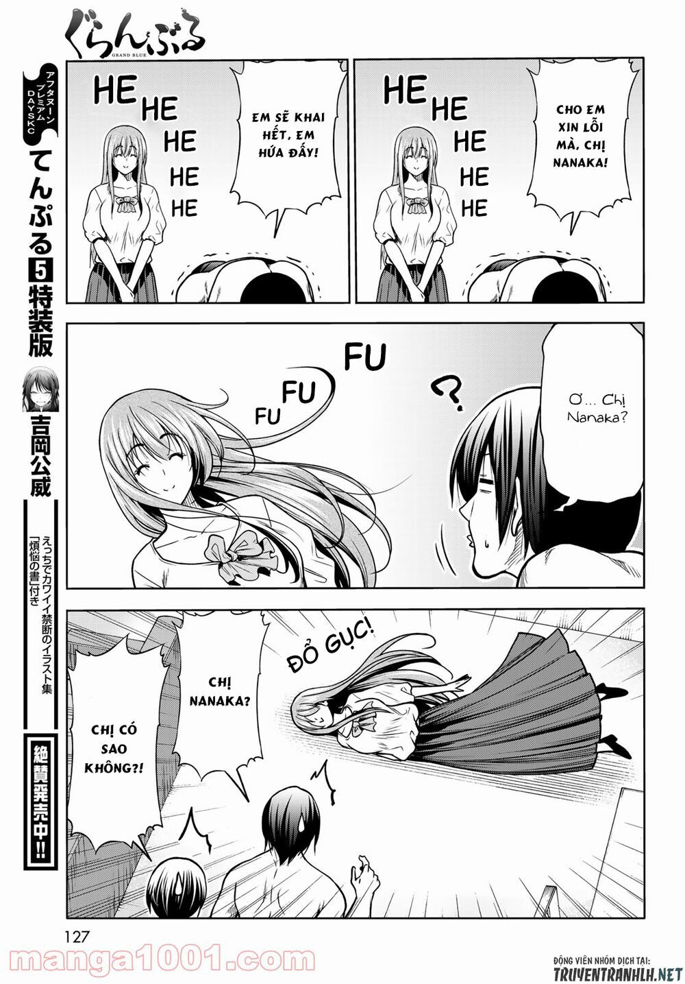 cô gái thích lặn - grand blue chapter 70 38