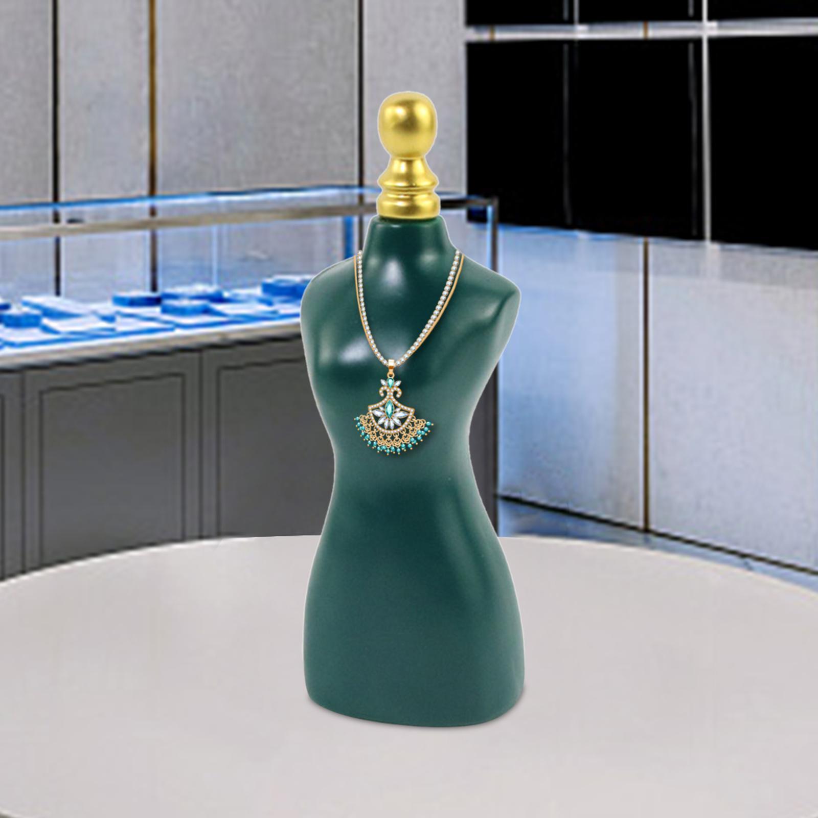 Resin Necklace Chain Jewelry Display Holder Stand, Mannequin Jewelry Display Bust ,Hanging Jewelry Organizer, Decorative Storage