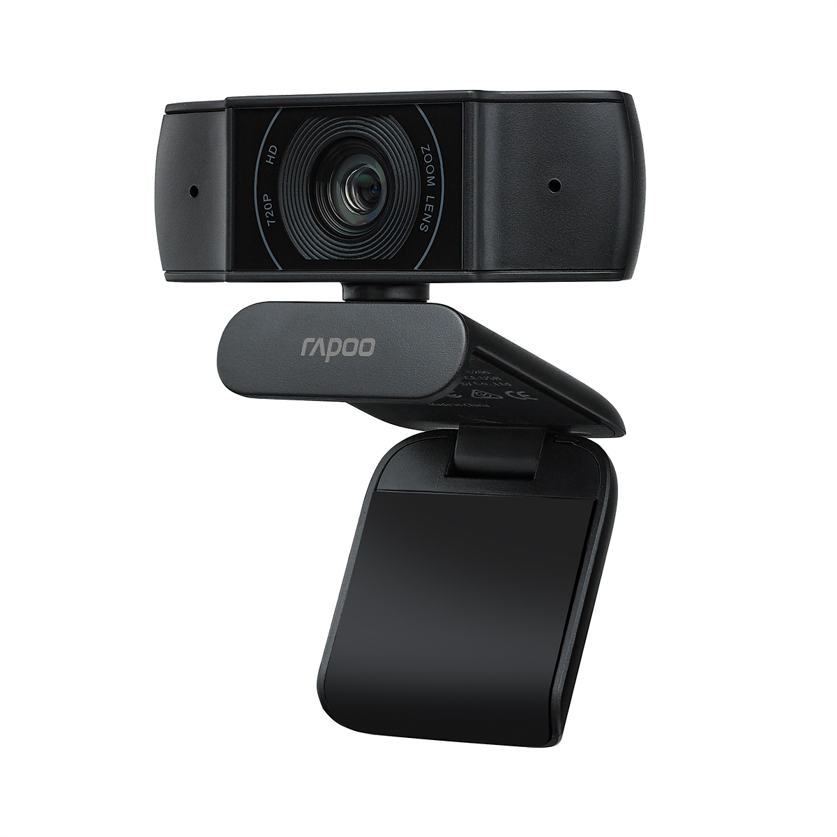 Webcam HD 720P Micro Khử Ồn Kép Góc Rộng 80 Độ RAPOO XW170 - Hàng Chính Hãng