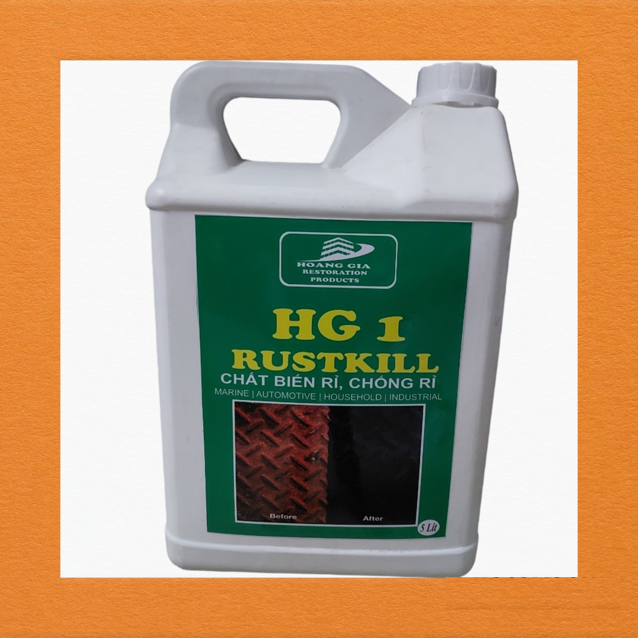 Chất tẩy gỉ sắt, chuyển hoá rỉ RUSTKILL HG1 5 L