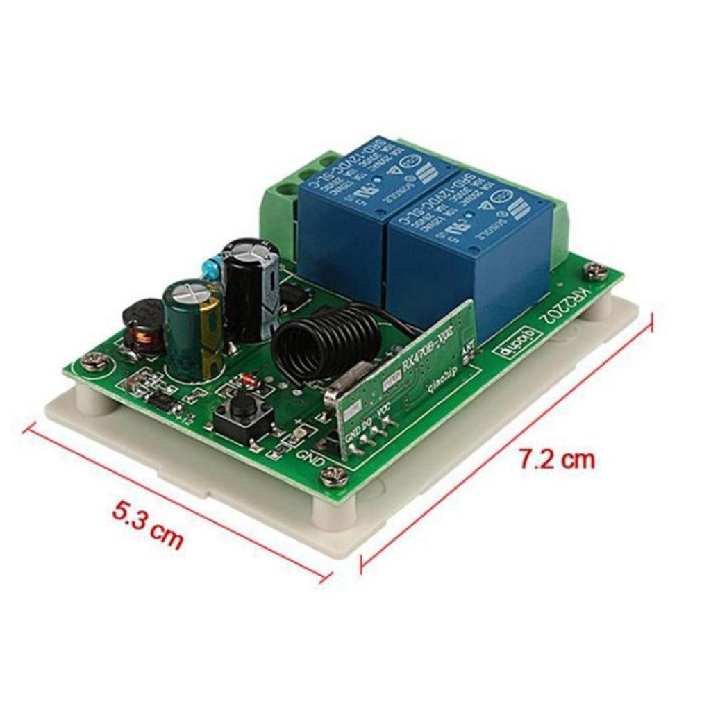 Wireless Remote Control Switch AC85V—220V 2CH Relay