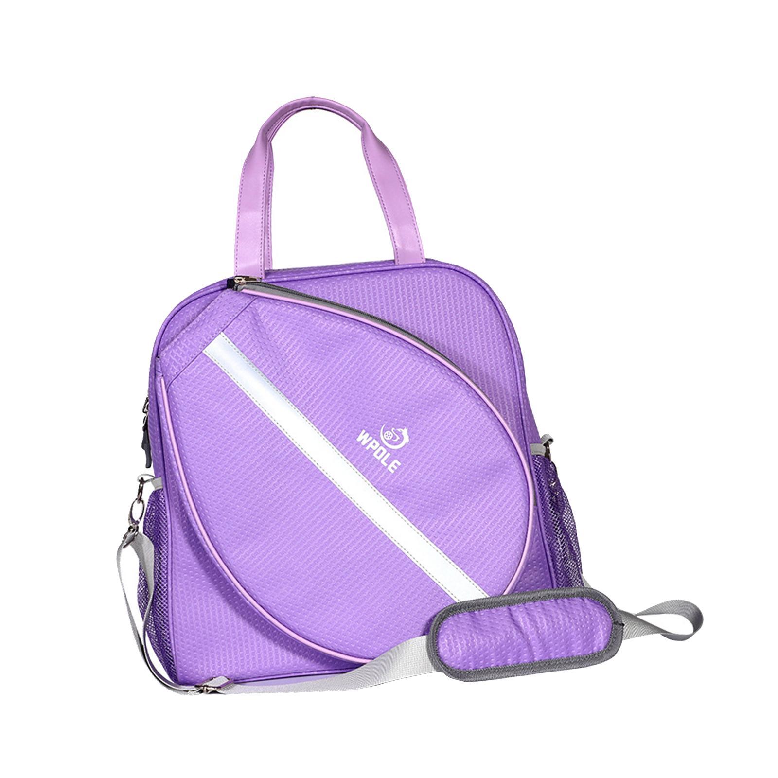 Badminton Bag Carrying Badminton Tennis Shoulder Bag Zipper Large Racket Bag