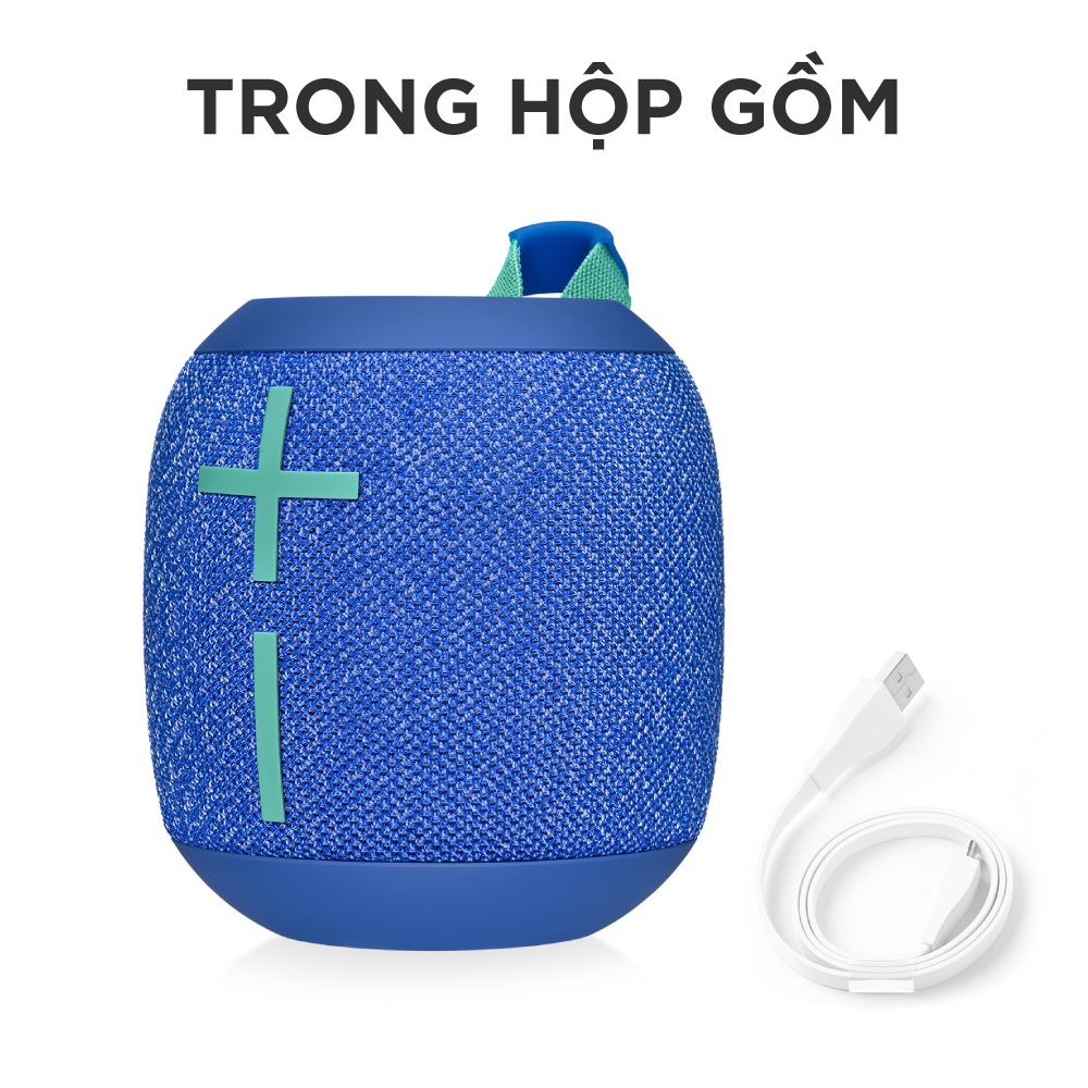 Loa di động Bluetooth Ultimate Ears Wonderboom 2 - âm thanh sống động 360, chống thấm nước và bụi IP67, không dây 33m - Hàng chính hãng