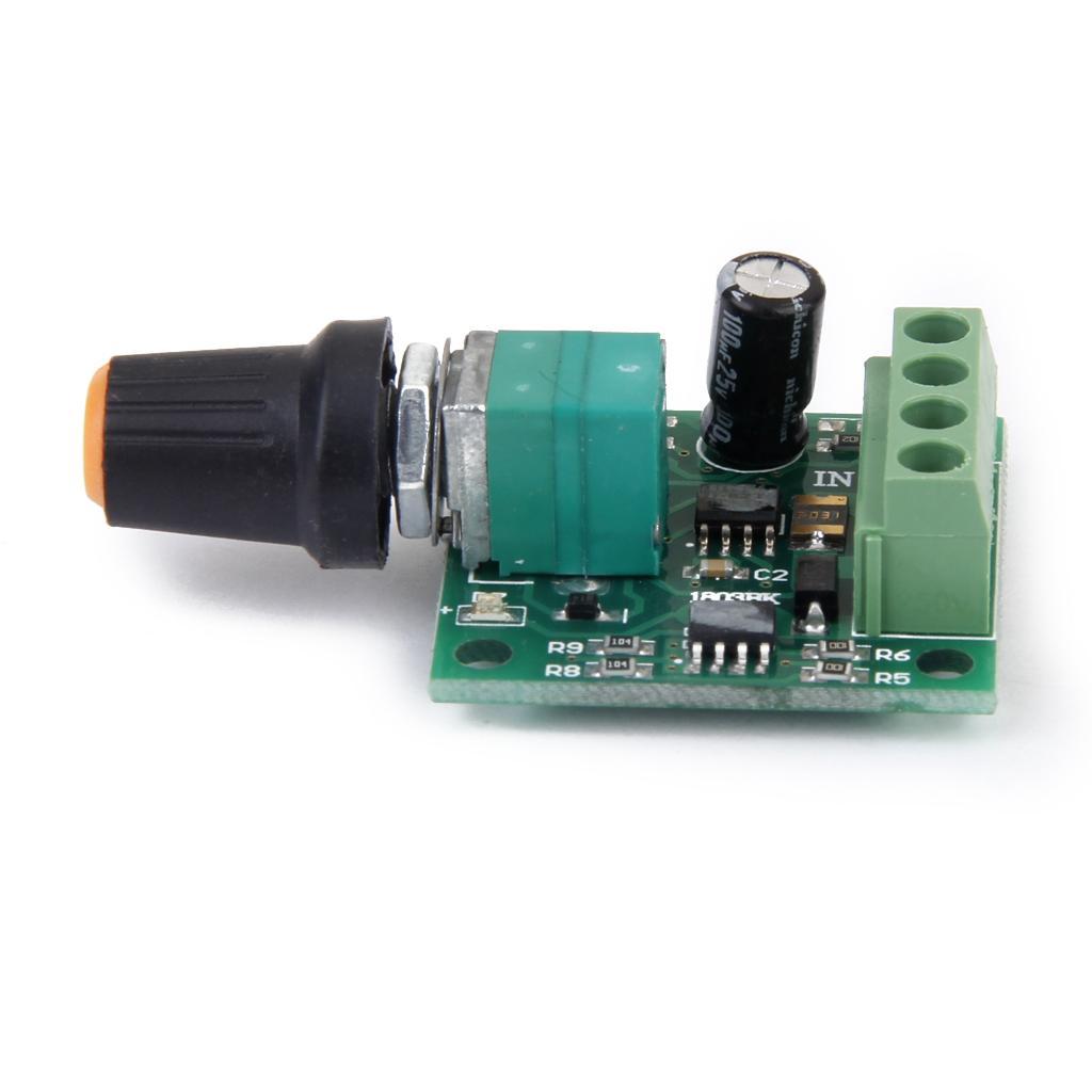 4pcs Volt DC 1.8V 3V 5V 6V 12V 2A Motor Speed Controller PWM Adjust Switch