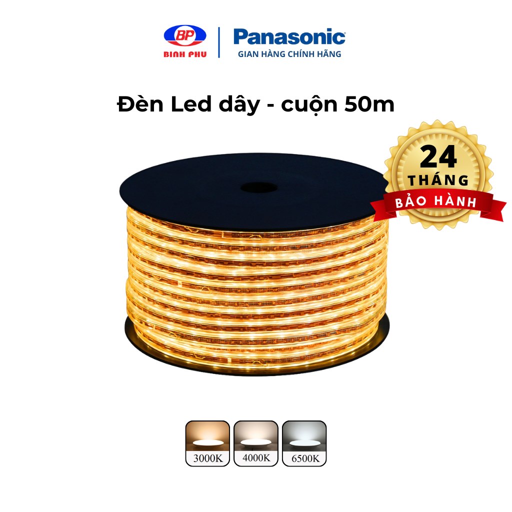 Đèn Led dây Striplight Panasonic 3 màu Chống nước IP65