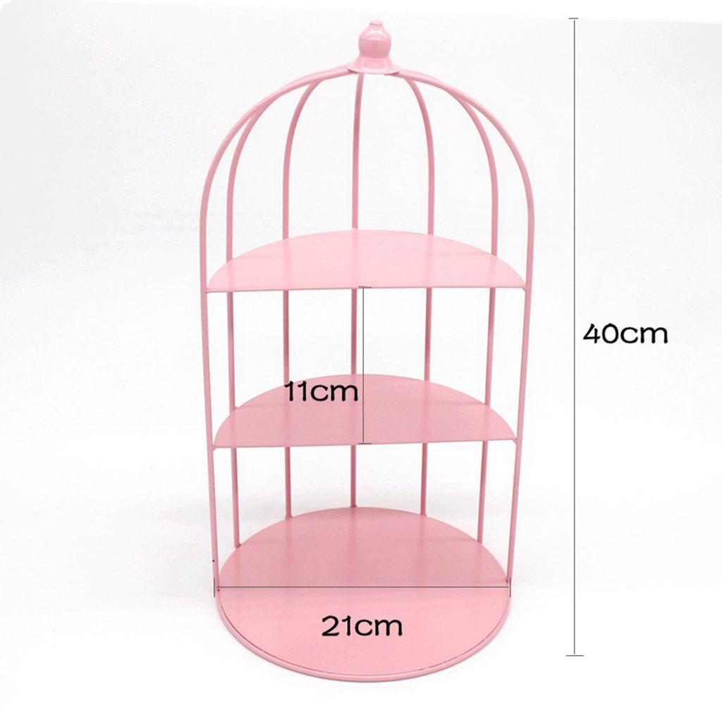 3 Tier Bird Cage Shaped Wedding Party Dessert Stands-Cupcake Stand