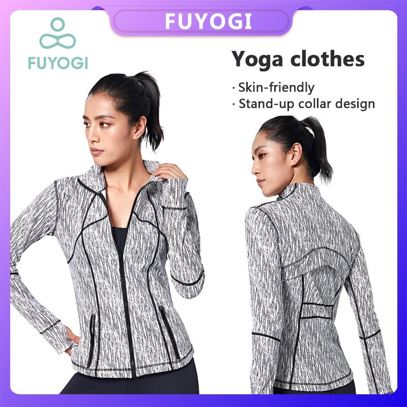 Áo Khoác Nữ Tay Dài Khóa Kéo Thời Trang Thể Thao