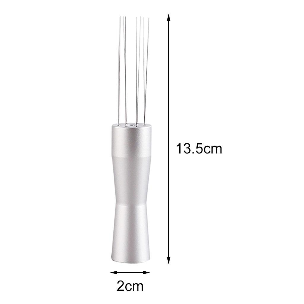 2 Count Needle Coffee Tamper Distributor Espresso Stirrer Distribution Tool, 2x13.5cm