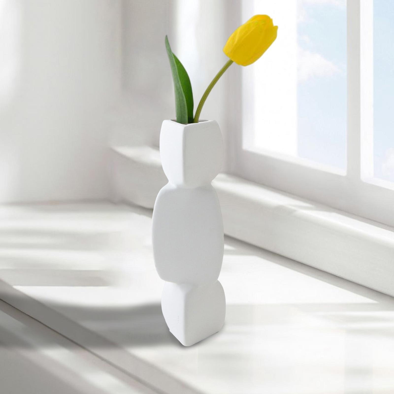 Flower Vase Table Modern Decorative Ceramic for collection Tabletop